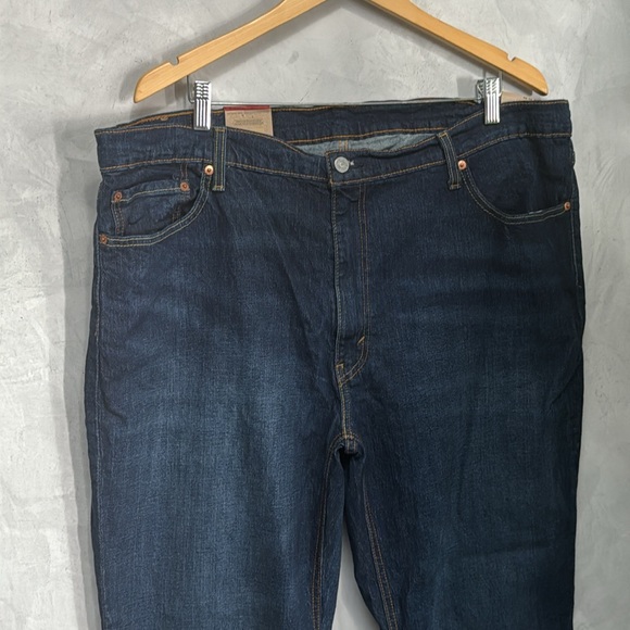 NWT 541™ ATHLETIC TAPER LEVI’S® MEN'S Dark Wash JEANS (big and tall) - Picture 3 of 11